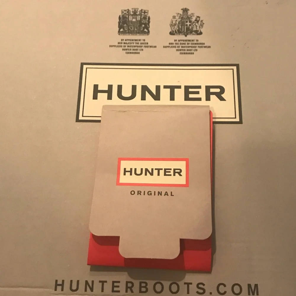 Hunter Tall Rain Boots in Matte Charcoal Gray